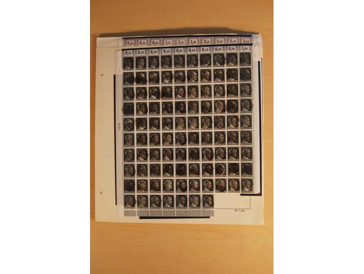 1945/49, sehr umfangreiche, ungebrauchte/postfrische und gestempelte Sammlung inkl. einiger Lokalausgaben mit vielen Farben, 