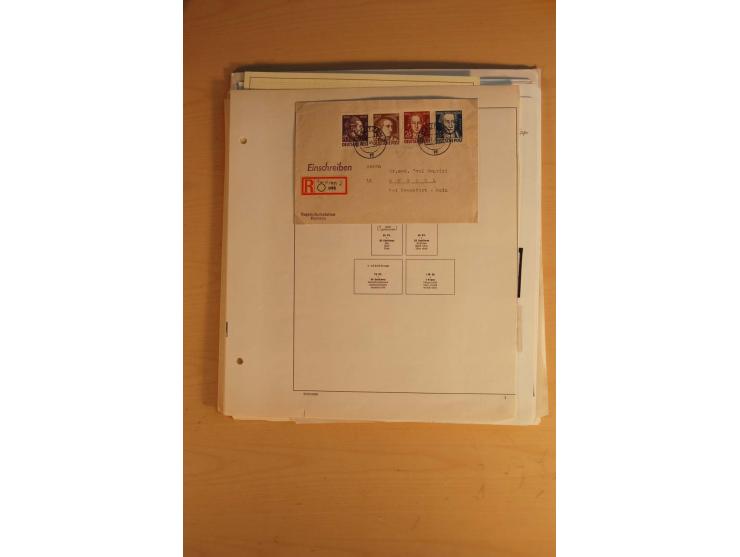 1945/49, sehr umfangreiche, ungebrauchte/postfrische und gestempelte Sammlung inkl. einiger Lokalausgaben mit vielen Farben, 