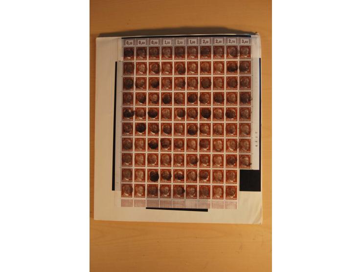 1945/49, sehr umfangreiche, ungebrauchte/postfrische und gestempelte Sammlung inkl. einiger Lokalausgaben mit vielen Farben, 