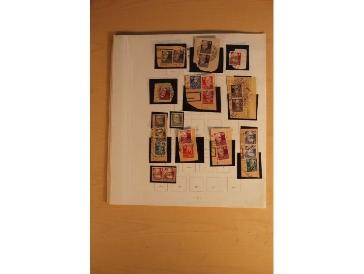 1945/49, sehr umfangreiche, ungebrauchte/postfrische und gestempelte Sammlung inkl. einiger Lokalausgaben mit vielen Farben, 