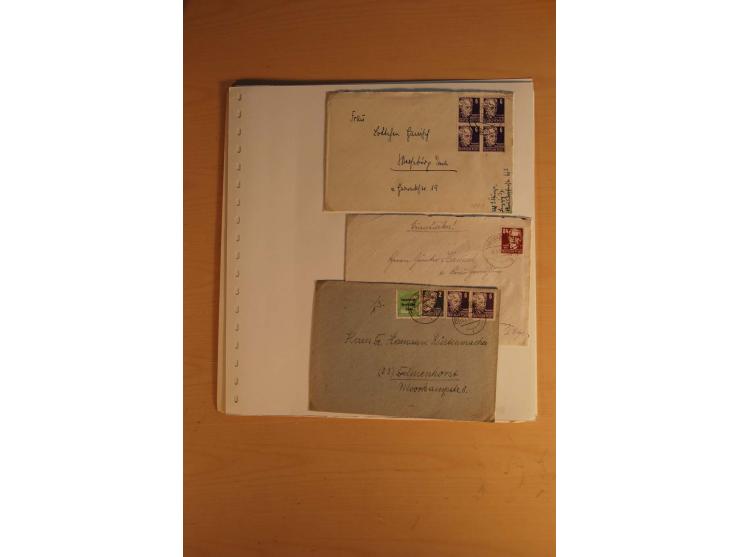 1945/49, sehr umfangreiche, ungebrauchte/postfrische und gestempelte Sammlung inkl. einiger Lokalausgaben mit vielen Farben, 