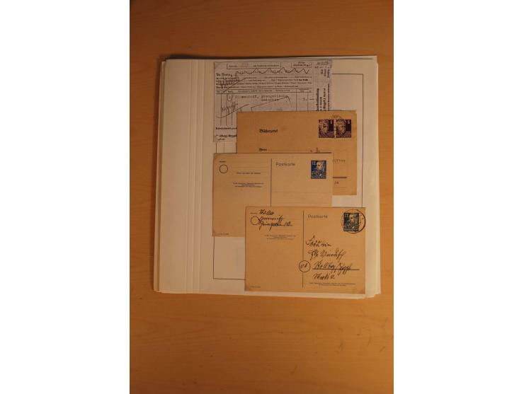 1945/49, sehr umfangreiche, ungebrauchte/postfrische und gestempelte Sammlung inkl. einiger Lokalausgaben mit vielen Farben, 