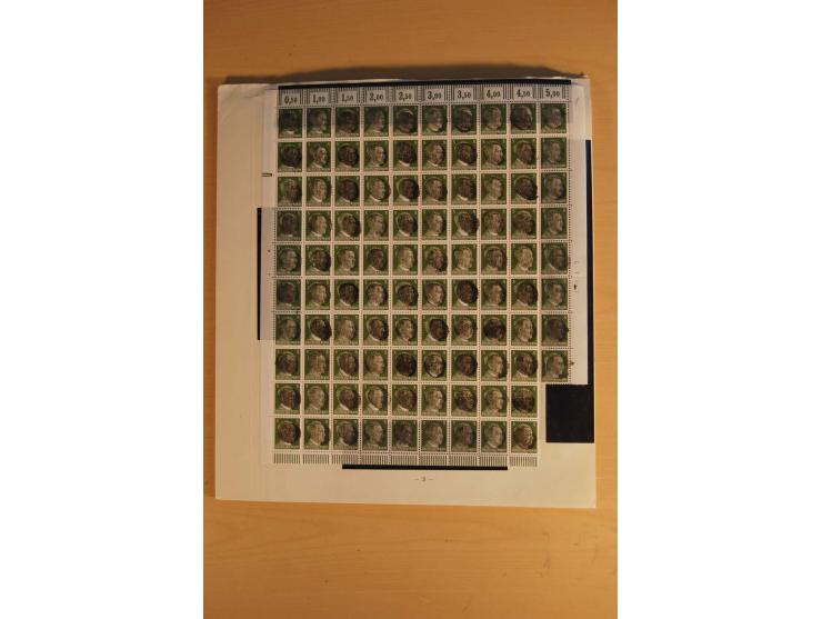 1945/49, sehr umfangreiche, ungebrauchte/postfrische und gestempelte Sammlung inkl. einiger Lokalausgaben mit vielen Farben, 
