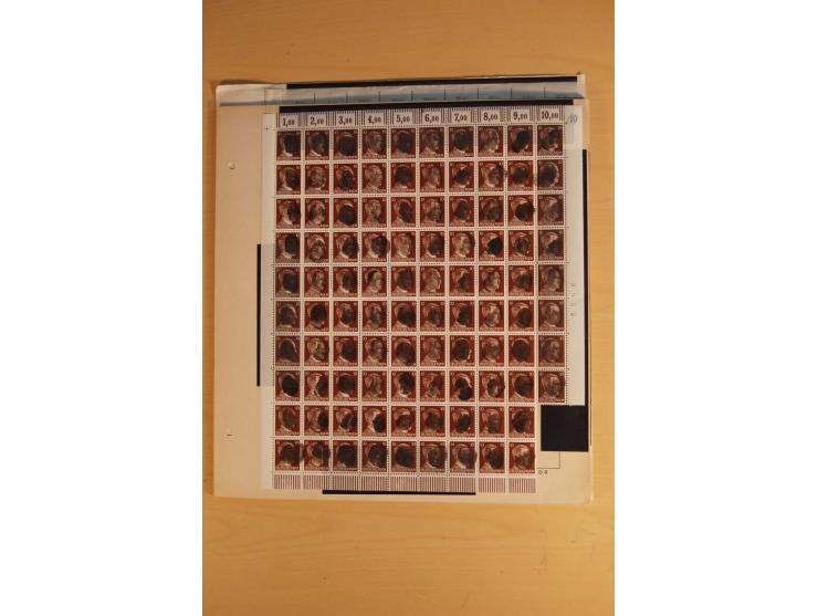 1945/49, sehr umfangreiche, ungebrauchte/postfrische und gestempelte Sammlung inkl. einiger Lokalausgaben mit vielen Farben, 