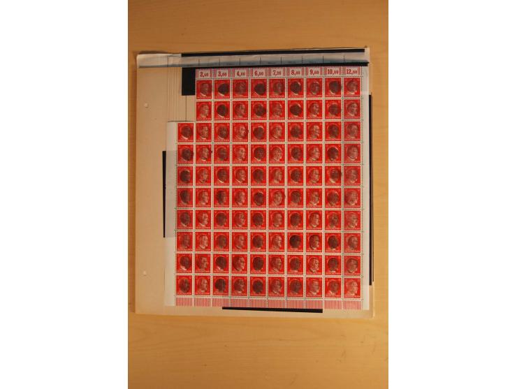 1945/49, sehr umfangreiche, ungebrauchte/postfrische und gestempelte Sammlung inkl. einiger Lokalausgaben mit vielen Farben, 