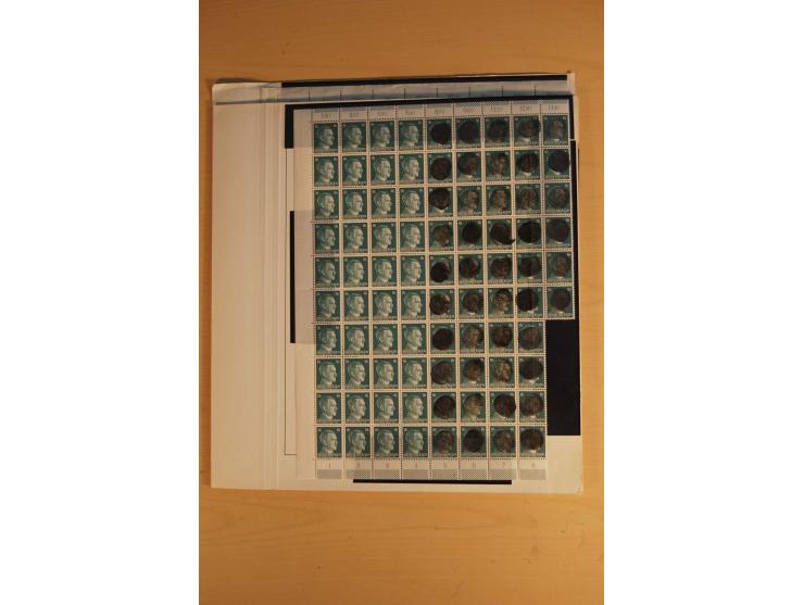 1945/49, sehr umfangreiche, ungebrauchte/postfrische und gestempelte Sammlung inkl. einiger Lokalausgaben mit vielen Farben, 