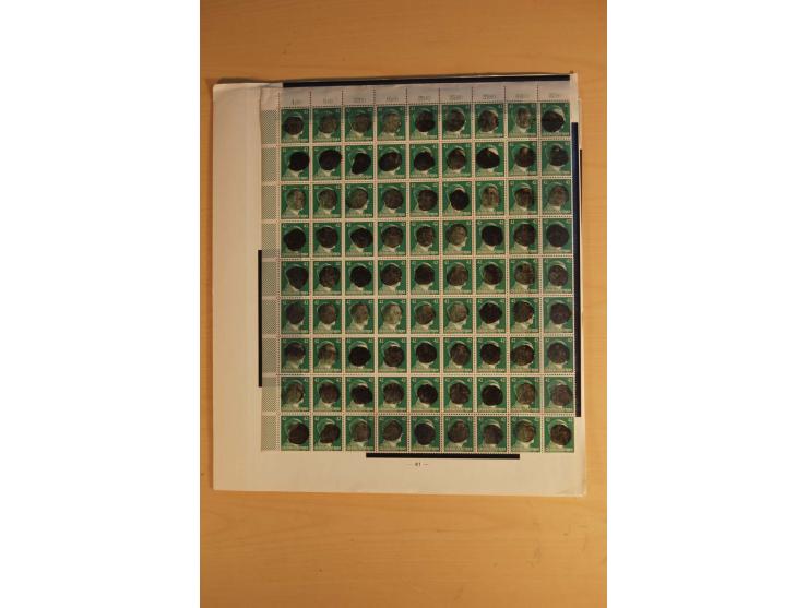 1945/49, sehr umfangreiche, ungebrauchte/postfrische und gestempelte Sammlung inkl. einiger Lokalausgaben mit vielen Farben, 
