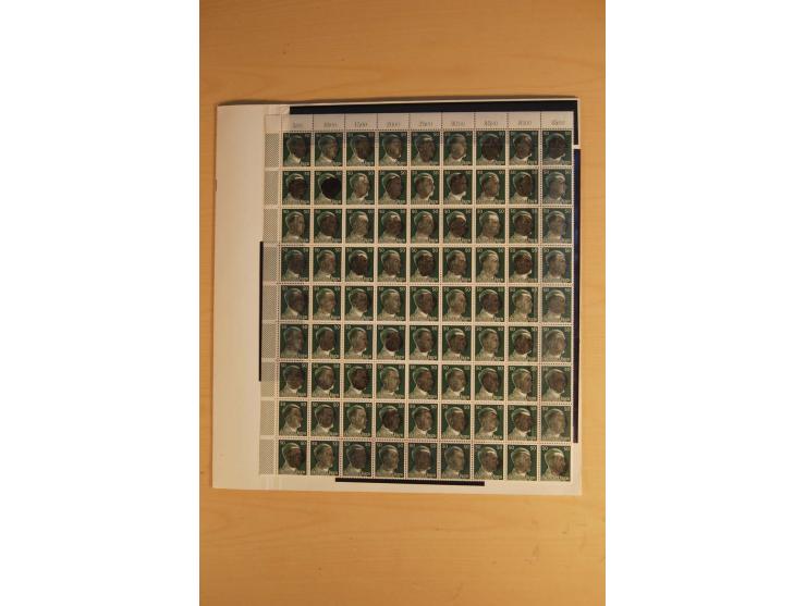 1945/49, sehr umfangreiche, ungebrauchte/postfrische und gestempelte Sammlung inkl. einiger Lokalausgaben mit vielen Farben, 