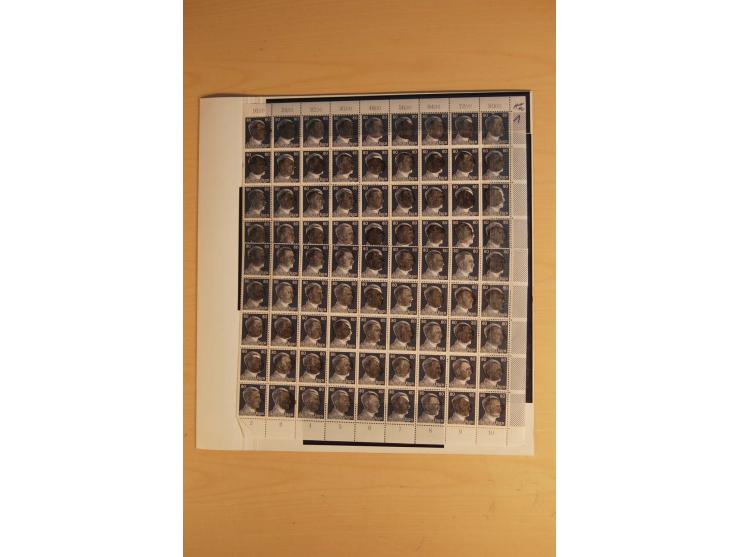 1945/49, sehr umfangreiche, ungebrauchte/postfrische und gestempelte Sammlung inkl. einiger Lokalausgaben mit vielen Farben, 