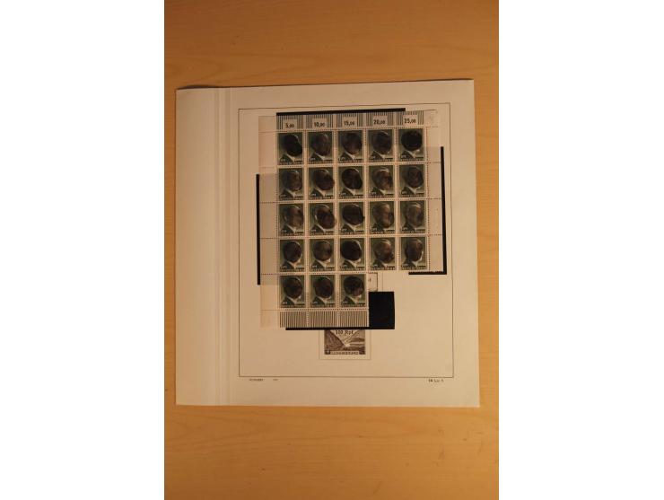 1945/49, sehr umfangreiche, ungebrauchte/postfrische und gestempelte Sammlung inkl. einiger Lokalausgaben mit vielen Farben, 