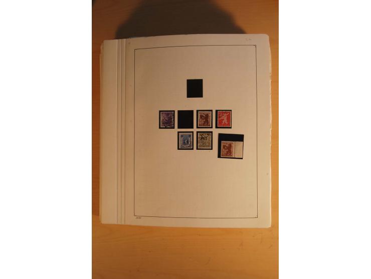 1945/49, sehr umfangreiche, ungebrauchte/postfrische und gestempelte Sammlung inkl. einiger Lokalausgaben mit vielen Farben, 