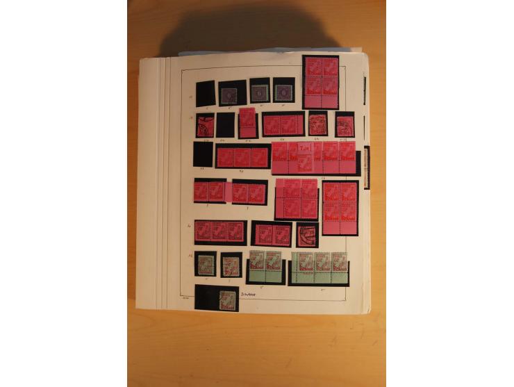 1945/49, sehr umfangreiche, ungebrauchte/postfrische und gestempelte Sammlung inkl. einiger Lokalausgaben mit vielen Farben, 