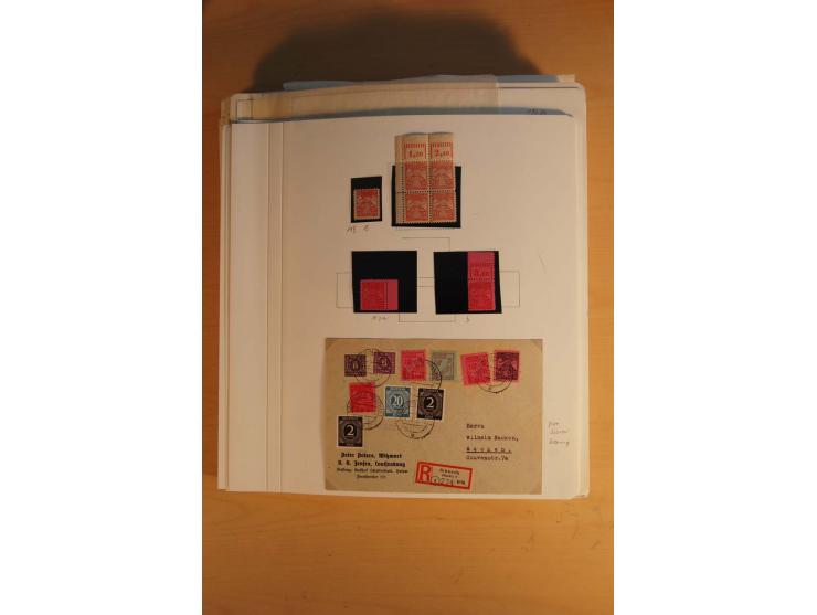1945/49, sehr umfangreiche, ungebrauchte/postfrische und gestempelte Sammlung inkl. einiger Lokalausgaben mit vielen Farben, 