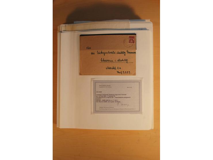 1945/49, sehr umfangreiche, ungebrauchte/postfrische und gestempelte Sammlung inkl. einiger Lokalausgaben mit vielen Farben, 