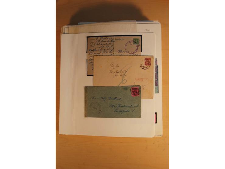 1945/49, sehr umfangreiche, ungebrauchte/postfrische und gestempelte Sammlung inkl. einiger Lokalausgaben mit vielen Farben, 