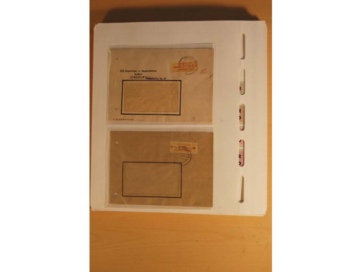 DIENSTMARKEN: 1954/65, postfrische, ungebrauchte und gestempelte Sammlung mit u.a. Mi.-Nr. D/A29-32, D/C16-30, 31-45, 46-60, 