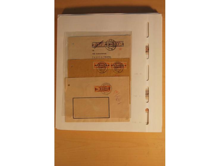 DIENSTMARKEN: 1954/65, postfrische, ungebrauchte und gestempelte Sammlung mit u.a. Mi.-Nr. D/A29-32, D/C16-30, 31-45, 46-60, 