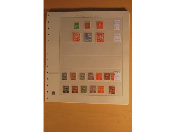 DIENSTMARKEN: 1954/65, postfrische, ungebrauchte und gestempelte Sammlung mit u.a. Mi.-Nr. D/A29-32, D/C16-30, 31-45, 46-60, 