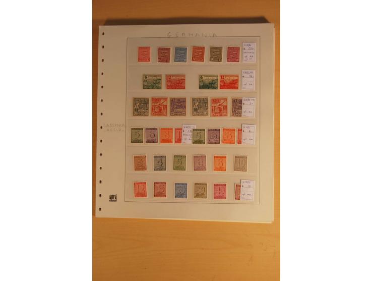 DIENSTMARKEN: 1954/65, postfrische, ungebrauchte und gestempelte Sammlung mit u.a. Mi.-Nr. D/A29-32, D/C16-30, 31-45, 46-60, 