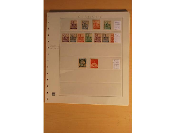 DIENSTMARKEN: 1954/65, postfrische, ungebrauchte und gestempelte Sammlung mit u.a. Mi.-Nr. D/A29-32, D/C16-30, 31-45, 46-60, 