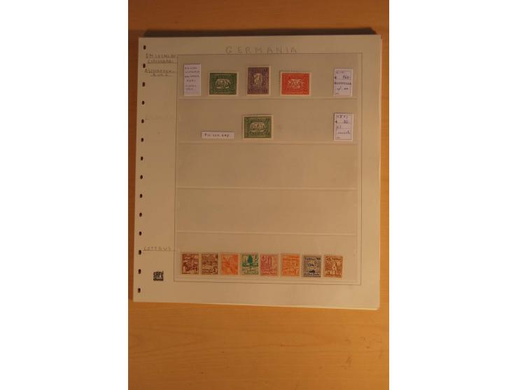 DIENSTMARKEN: 1954/65, postfrische, ungebrauchte und gestempelte Sammlung mit u.a. Mi.-Nr. D/A29-32, D/C16-30, 31-45, 46-60, 