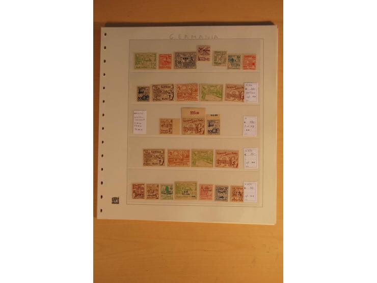 DIENSTMARKEN: 1954/65, postfrische, ungebrauchte und gestempelte Sammlung mit u.a. Mi.-Nr. D/A29-32, D/C16-30, 31-45, 46-60, 