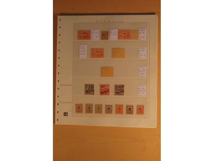 DIENSTMARKEN: 1954/65, postfrische, ungebrauchte und gestempelte Sammlung mit u.a. Mi.-Nr. D/A29-32, D/C16-30, 31-45, 46-60, 