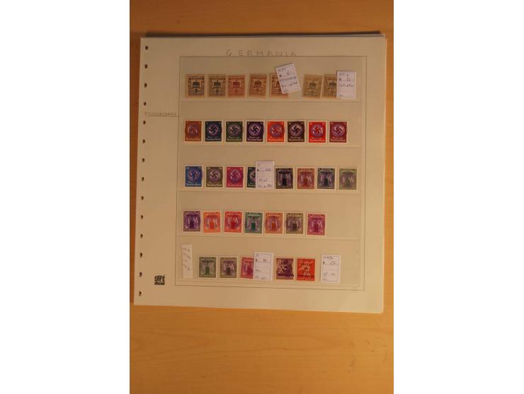 DIENSTMARKEN: 1954/65, postfrische, ungebrauchte und gestempelte Sammlung mit u.a. Mi.-Nr. D/A29-32, D/C16-30, 31-45, 46-60, 