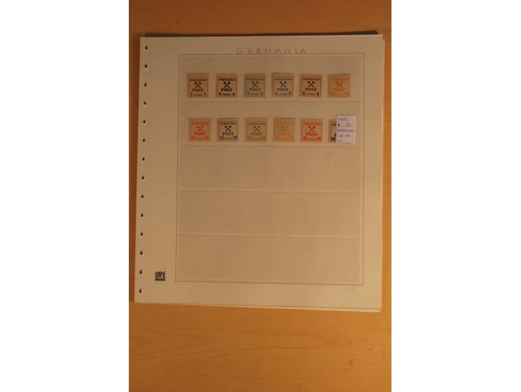 DIENSTMARKEN: 1954/65, postfrische, ungebrauchte und gestempelte Sammlung mit u.a. Mi.-Nr. D/A29-32, D/C16-30, 31-45, 46-60, 
