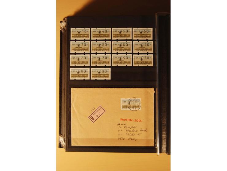1948/82, kpl. postfrische Sammlung in guter Erhaltung, dabei Schwarz- und Rotaufdruck sowie Goethe, Währungsgeschädigte und B