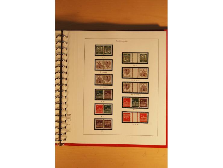 1948/90, postfrische Sammlung, bis auf wenige moderne kpl., anfangs wenige ungebraucht, dabei Besonderheiten wir Plattenfehle