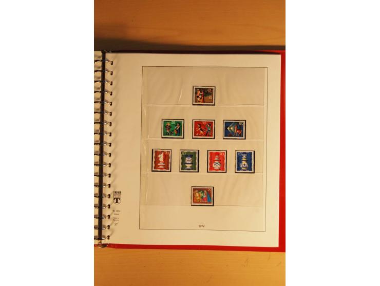 1948/90, postfrische Sammlung, bis auf wenige moderne kpl., anfangs wenige ungebraucht, dabei Besonderheiten wir Plattenfehle
