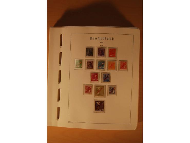 1948/85, postfrische und etwas ungebrauchte Sammlung, bis auf Mi.-Nr. 67 mit allen guten frühen Ausgaben