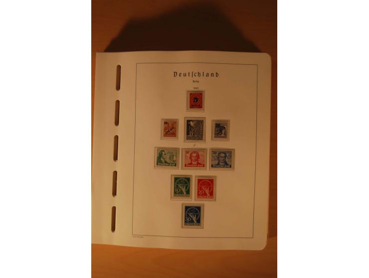1948/85, postfrische und etwas ungebrauchte Sammlung, bis auf Mi.-Nr. 67 mit allen guten frühen Ausgaben