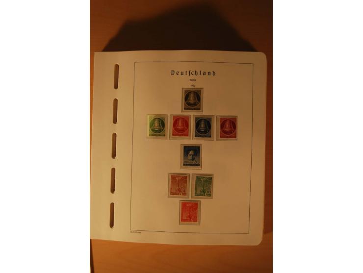 1948/85, postfrische und etwas ungebrauchte Sammlung, bis auf Mi.-Nr. 67 mit allen guten frühen Ausgaben
