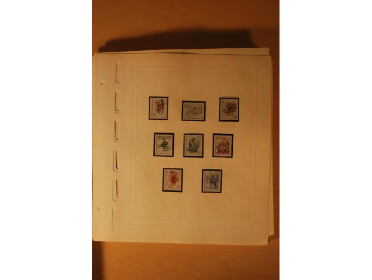1948/85, postfrische und etwas ungebrauchte Sammlung, bis auf Mi.-Nr. 67 mit allen guten frühen Ausgaben