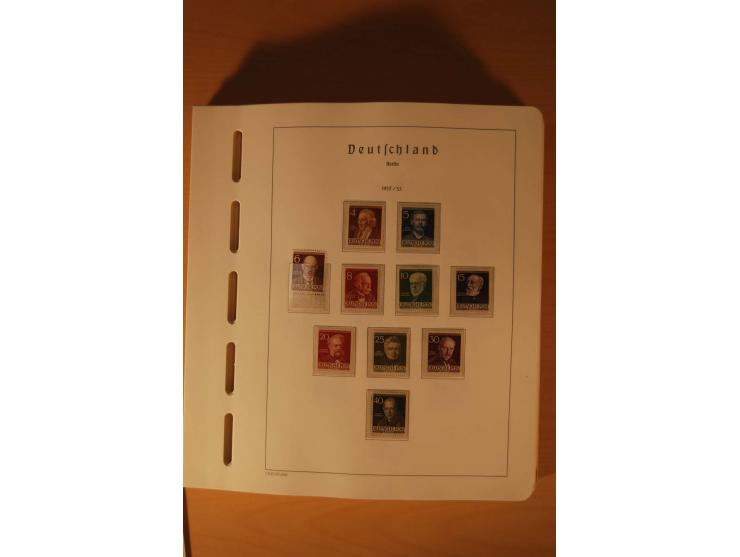 1948/85, postfrische und etwas ungebrauchte Sammlung, bis auf Mi.-Nr. 67 mit allen guten frühen Ausgaben