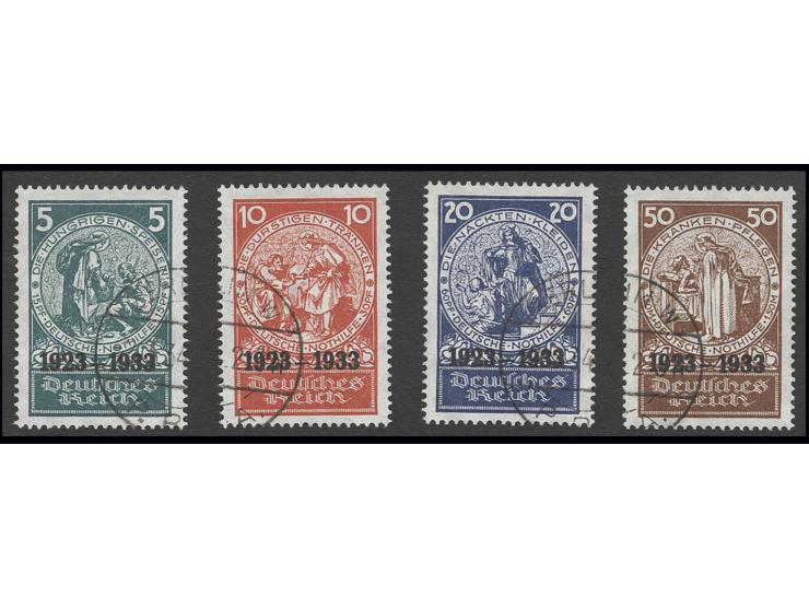 Blockmarken 5-50 Pfg. kpl., sauber gestempelt, Pracht, sign. Schlegel BPP (Mi. 2.000,-)
