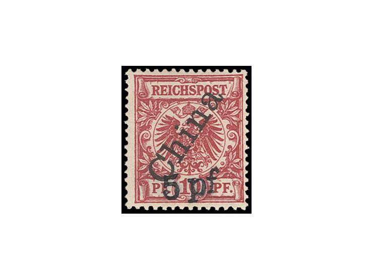 5 pf. auf 10 Pfg., sauber ungebraucht, Kabinett, sign. Bothe BPP