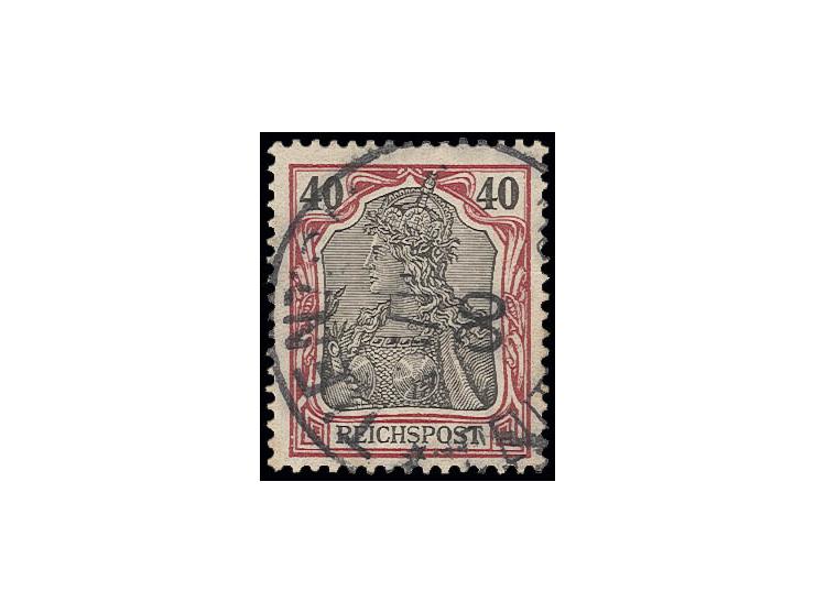 Petschili-Ausgaben: Reichspost 40 Pfg., sauber gestempelt, Kabinett, sign. Bothe