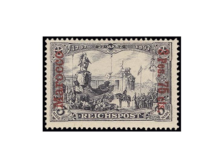  3 Pes. 25 Cts., Type I, sauber ungebraucht, Kabinett, sign. Pfenninger