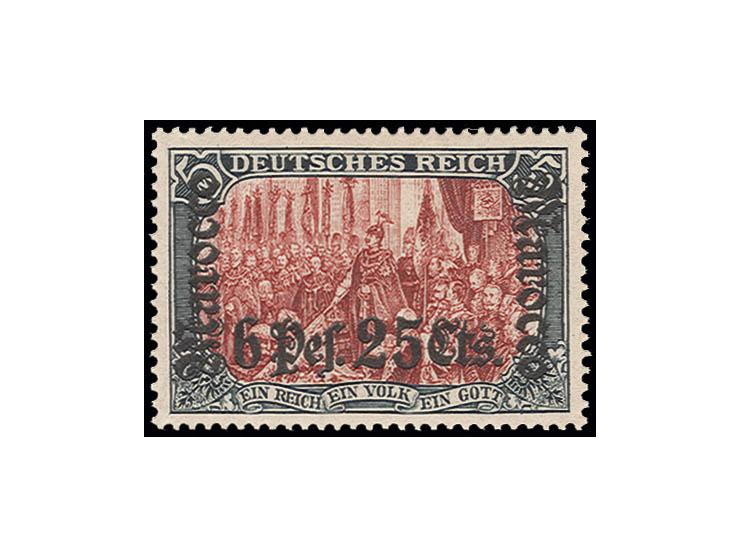 1906, 6 Pes. 25 Cts., postfrisch, Kabinett (Mi. 420,-)