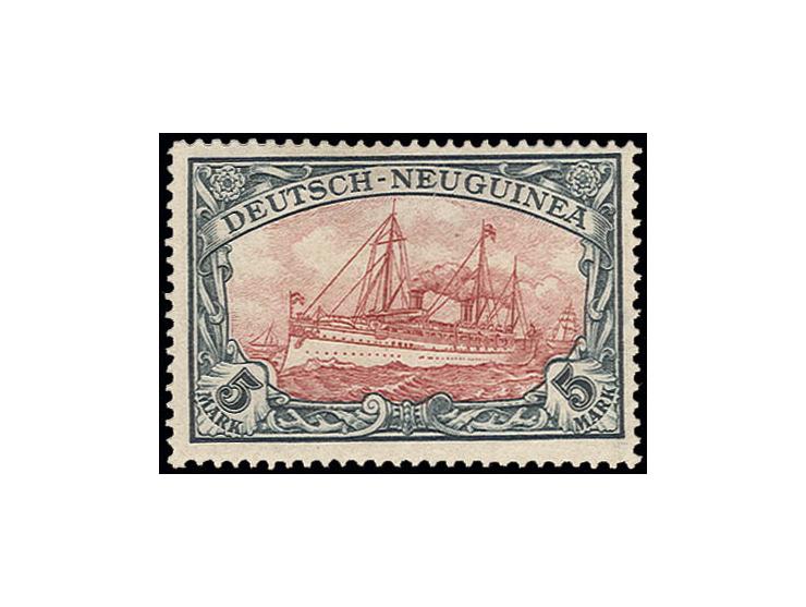 5 M., Kriegsdruck mit Mittelstück in Type III, ungebraucht, Pracht, sign. R. Steuer BPP (nur "B"), eine seltene Marke