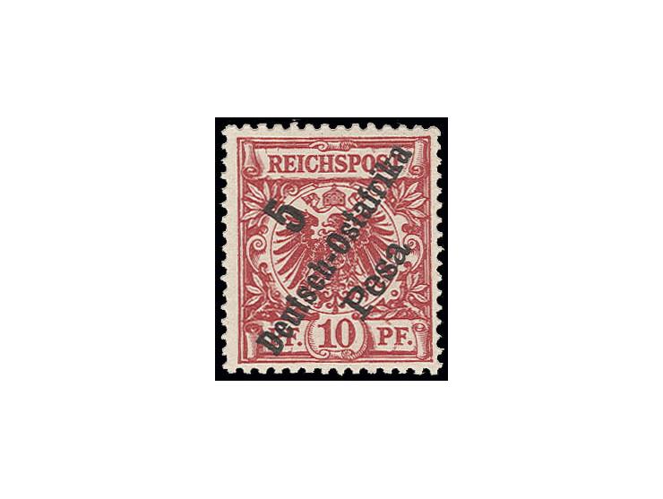 5 P. lilarot, postfrisch, Kabinett, Fotoattest Jäschke-L. BPP (Mi. 1.100,-)