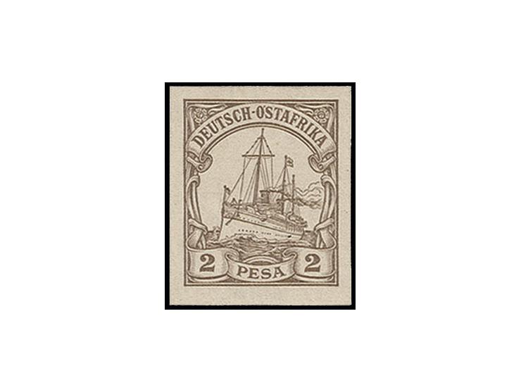 1901, Probedruck 2 P. ungezähnt, ungebraucht, Kabinett, sign. mit Fotoattest Bothe BPP ( Mi. 3.000,-)