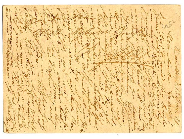 1886, "Aus West-Africa mit Hamburger Dampfer", klarer Ra3 auf Ganzsachenkarte Goldküste ½ P. braun von Quittah 1886, mit lang
