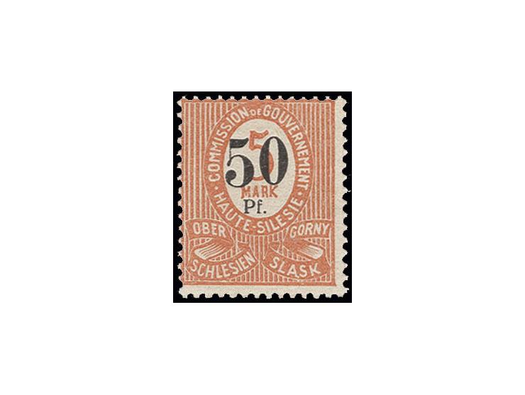 1920, 50 Pf. auf 5 M., Type IIIBa, postfrisch, ohne Signatur, Fotoattest Gruber BPP