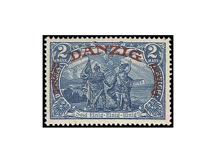  2 M., sauber ungebraucht, Kabinett, sign. Vossen und Fotoattest Gruber BPP