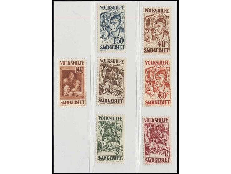 1931, Volkshilfe 40 C.-10 Fr. kpl., postfrisch, Pracht (Mi. 450,-)