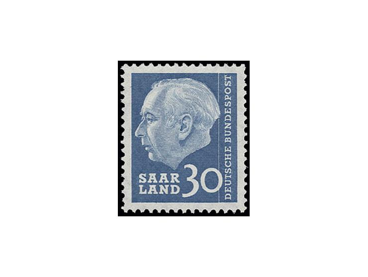 30 Fr., Probedruck in blau, ungummiert, Fotoattest Hoffmann BPP